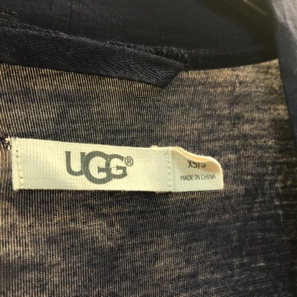 UGG Delanie Robe In Navy - Picture 5 of 11